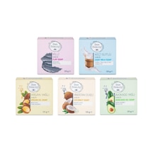 Bee Beauty Argan Yağlı + Avokado + Hindistan Cevizi + Keçi Sütü + Kil Katı Sabun 5 x 125 G