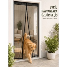 Lb Mıknatıslı File Kapı Sinekliği Balkon Bahçe Teras Ve Mutfak İçin Pratik Kullanım