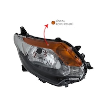 Leoparts Mitsubishi L200 Far Lambası Sağ Koyu Sarı 2015-2018 8301c730