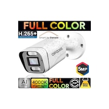 Opax-7003 3mp Ip 2304 1296 H.265+4 Warm Lıght Full Color 3.6 Mm Metal Ip Bullet Camera
