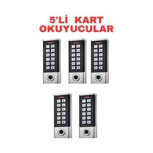 Sr-211 Em Parmak İzi Kart Şifre Okuyucu 10000 Kullanıcı Biyometrik Geçiş Kontrol Cihazı 125khz 5 Adet