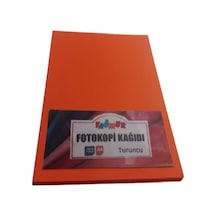 A4 Renkli Fotokopi Kağıdı Turuncu 100 Lü Paket