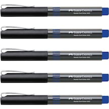 Faber-Castell 5405 Roller Kalem 0.5 Mm Iğne Uçlu Mavi 5'Li