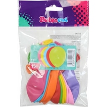 THB7825 Doğum Günü Baskılı Balon 12 inç 9lu- Balonevi