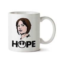 Hope Jyn Erso Star Wars Rogue One İki Tarafı Baskılı Kupa Bardak Çok Renkli