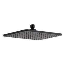 Fause Tepe Duş Başlığı 29,5x19 Cm Ktd122 Mat Siyah Çok Renkli