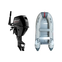 Marinport 3.30 Ahşap Taban Şişme Bot + Mercury 9.9 Hp Deniz Motoru