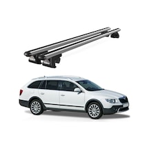 Cb600301199skoda Superb Alldrive Mkıı 2012-2015 Uyumlu Gri Ara Atkı Port Bagaj Tavan Barı