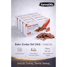 Bakır Zımba Teli 24/6 5 Adet Set Ekonomik & Profesyonel Çözüm