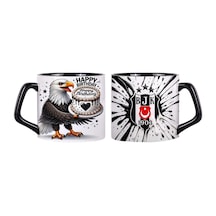 Beşiktaş Doğum Günü Kupa Bardak Tek Adet 0252 Çok Renkli
