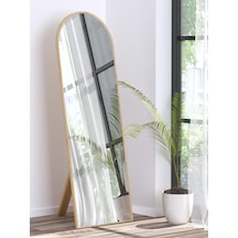 Safir Meşe Ayaklı Antre Koridor Duvar Salon Banyo Wc Ofis Çocuk Yatak Odası Boy Ayna 50x150 Cm Diğer