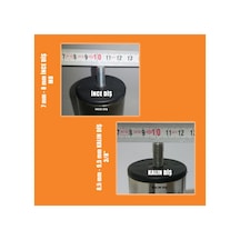 Metal Baza Koltuk Kanepe Sehpa Ayağı Krom 12 Cm 4'lü Krom