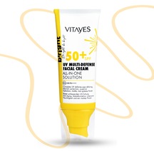Vitayes Yüksek Koruyucu Yüz Güneş Kremi SPF50+ 50 ML