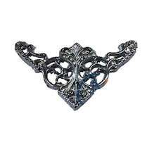 Cntma Dekoratif Köşe Süsü, Köşelik - Küçük, 19x34mm, Nikel, 100 Adet Diğer