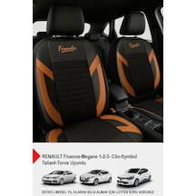 Formentor Tay Tüyü Oto Koltuk Kılıfı Renault Fluence-megan 1-2-3-clio-symbol-tailant-toros Taba