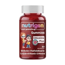 Nutrigen Gummies Citicoline Plus 60 Çiğneme Tableti