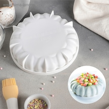 Silikon Pasta Kalıbı 17x5cm Beyaz