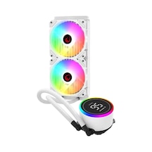 Rampage 240mm C15 Rgb Am5-1700p Sıvı Soğutmalı İşlemci Fanı Beyaz