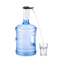 Sunup Sn-22137 Şarj Edilebilir Otomatik Damacana Su Pompası Portatif Su Dispanseri Beyaz