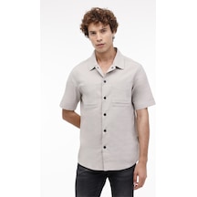 Lumberjack Ml Dext 61ng4 4fx Olive Erkek Kısa Kol Gömlek 000000000101697947