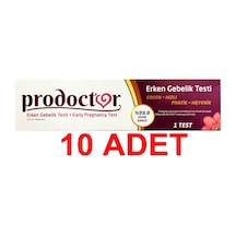 Prodoctor Pratik Erken Gebelik Testi 10'lu