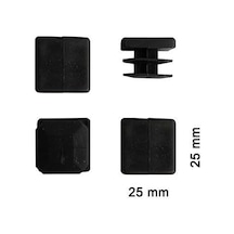 Kare Profil İç Tapa 25x25 Mm 4 Adet Belirtilmemiş