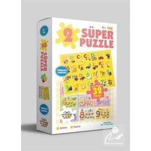Mercankitap 2 Süper Puzzle Alfabe-Sayılar 32 Parça