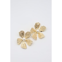 Çelik Küpe 14 K-17211 40mm Çok Renkli