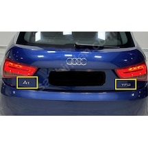 Audi Uyumlu A1 Ve Tfsı Bagaj Yazısı Seti 2'li Paket 3m 3d Abs