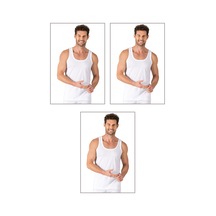 Özkan Underwear Özkan 11407 3'lü Paket Erkek %100 Pamuklu Süprem Esnek Rahat Kalın Askılı Örme Atlet Beyaz