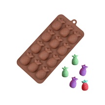 Silikon Çikolata Buz Jelibon Epoksi Kalıbı Ananas Modeli Diğer