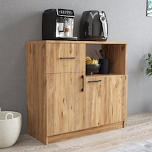 Tanmob Mtd0302 İnci 90 Cm Kapaklı Çekmeceli Alt Mutfak Dolabı Çam Çam
