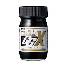 Mr.hobby Lg-002, 60 Ml. Ggx Double G Black Mr.color Akrlik Resin Maket Boyası Standart