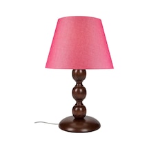 Boncuk Abajur Küçük Kahve Ayak/pembe Şapka Mng.1923 Kahverengi / Pembe Kahverengi / Pembe