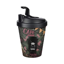Titiz Motto Termo Bardak 400 Ml - Çift Katmanlı Isı Koruyucu Ve Sızdırmaz Kapaklı Kahve Bardağı Çok Renkli