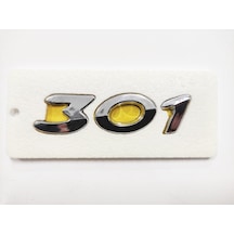 Peugeot 301 Arma Bagaj Yazısı Yapıştırma 9cmx2cm 8158