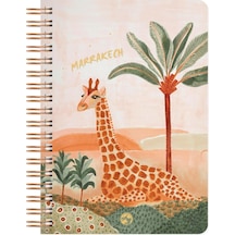 Marrakech Spiralli Defter Çizgili Zürafa 17x24 Cm Marrakech Spiralli Defter Çizgili Zürafa 17x24 Cm