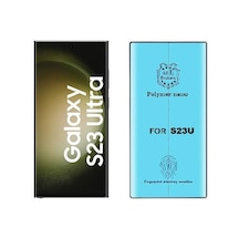 Constraın S23 Ultra İçin Polymer Nano Tam Kaplama Ekran Koruyucu Esnek Tpu Film, Kavisli Full Cover, Çizilmeye Dayanıklı Sku: Zeus8690010119988