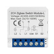 Tuya 2ch Zigbee Anahtar 2 Kanal Zigbee Röle
