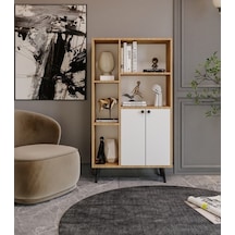 Rosepal Mobilya Milano 2 Kapaklı 7 Bölmeli Kitaplık