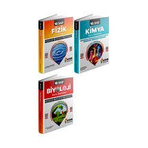 Aydın 2025 10. Sınıf Fizik + Kimya + Biyoloji Konu Özetli Soru Bankası Seti 3 Kitap