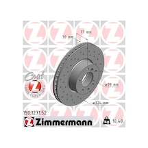 Zımmermann Fren Dıskı On Bmw E39 E32 E38 E31 Delıklı Zımmermann 150.1271.52 34116757747