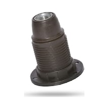 10'lu Siyah Paket E14 Dişli Duy