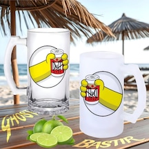 Şerefe Buzlu Ya Da Buzsuz Bira Bardağı