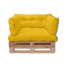 Dekosoy Dış Ve Iç Mekan Palet Minderi Takımı - Sarı 4 Lü
