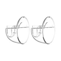 Moveevo Youha Elektrikli Göğüs Pompası Yedek Aksesuarı, The Ins Gen2 Giyilebilir Göğüs Pompası İçin 2 Adet 5oz Bardak Yumuşak