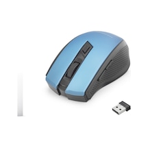 Kablosuz Mouse 800/1600 Dpi - Mavi Siyah Hdx3404b Diğer