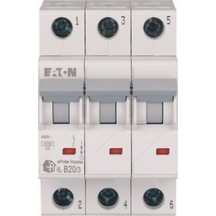 Eaton Hl-b20/3 Minyatür Devre Kesici - 4,5ka - B Eğrisi - 3x20a