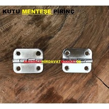 Anadoluhirdavat Pirinç Menteşe Dekoratif Tavla Ve Kutu Menteşe Krom 100Adet