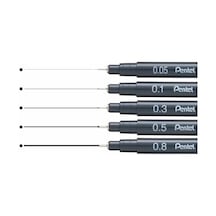 Pointliner S20p-3a, Fineliner, Siyah, Suya Dayanıklı Ve Solmaz, 0,3 Mm